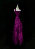Sexy Mermaid Halter Burgundy Pleated Prom Dresses Long Party Dress 21st Birthday Outfits Formal HZ0311