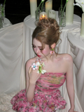 Modest Mermaid Hot Pink Strapless Floral Prom Dress Aesthetic Long Graduation Dance Evening Outfits HZ0311