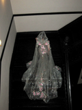 Shimmer Mermaid Scoop Neck Floral Sequin Lace Wedding Dress With Train Fairytale Brides Gown Wedding Dresses HZ0311