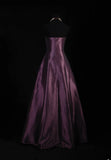 Vintage Ball Gowns Prom Dress Aesthetic Strapless Dusty Purple 1950s Long Prom Dresses Party Semi Formal Gowns HZ0311