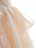 Unique Ball Gown Off The Shoulder Blush Pink Beadings Long Quinceanera Dresses Sweet 15 16 Birthday Gown HZ0311